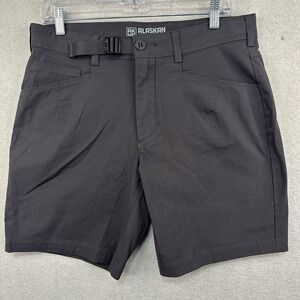 Alaskan Hardgear Men's Standard Fit Belted Performance Shorts 32 Dark Gray Hike